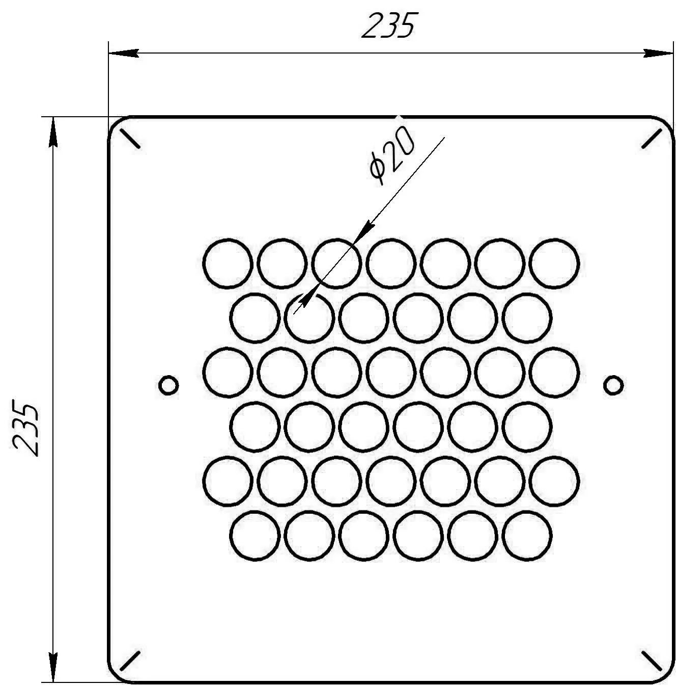 Защитная накладка к скиммерам 15 м²