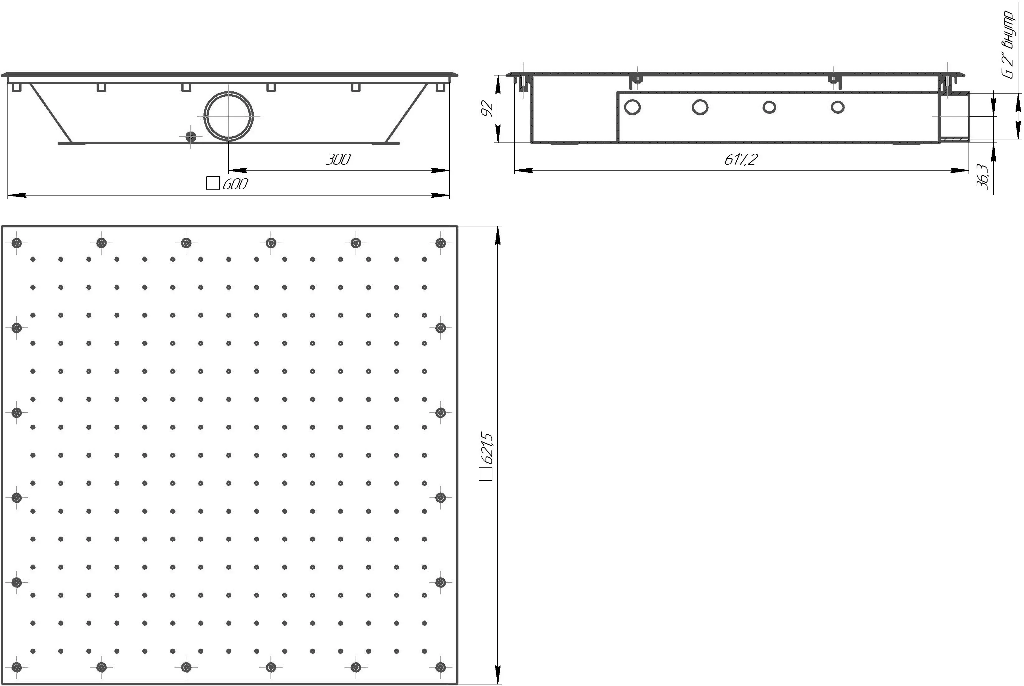 Гейзер квадратный 600×600 (Плитка)