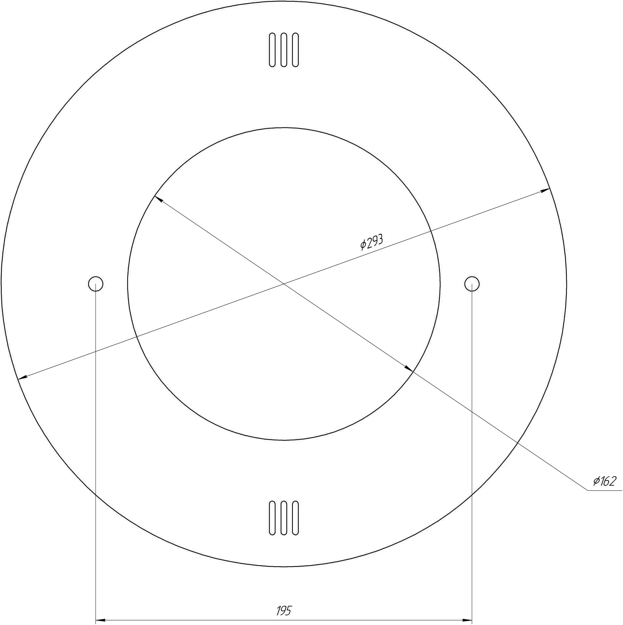 Накладка из нерж. стали для прожектора Astral 300 Вт, 12B