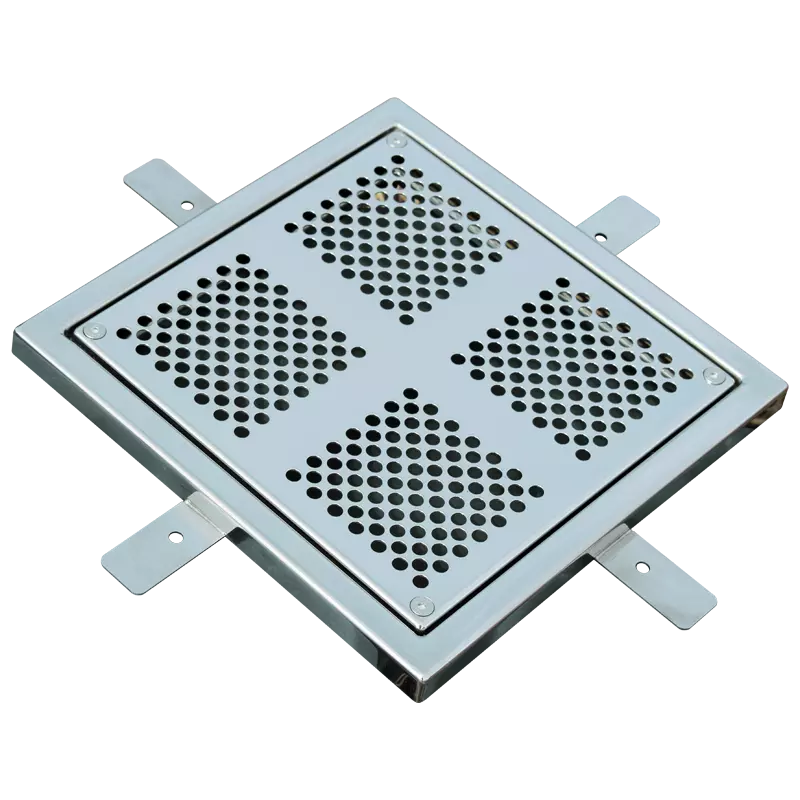 Решетка донного слива 300х300 мм, плитка