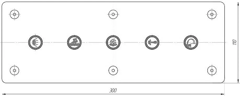 Пьезопанель управления аттракционами