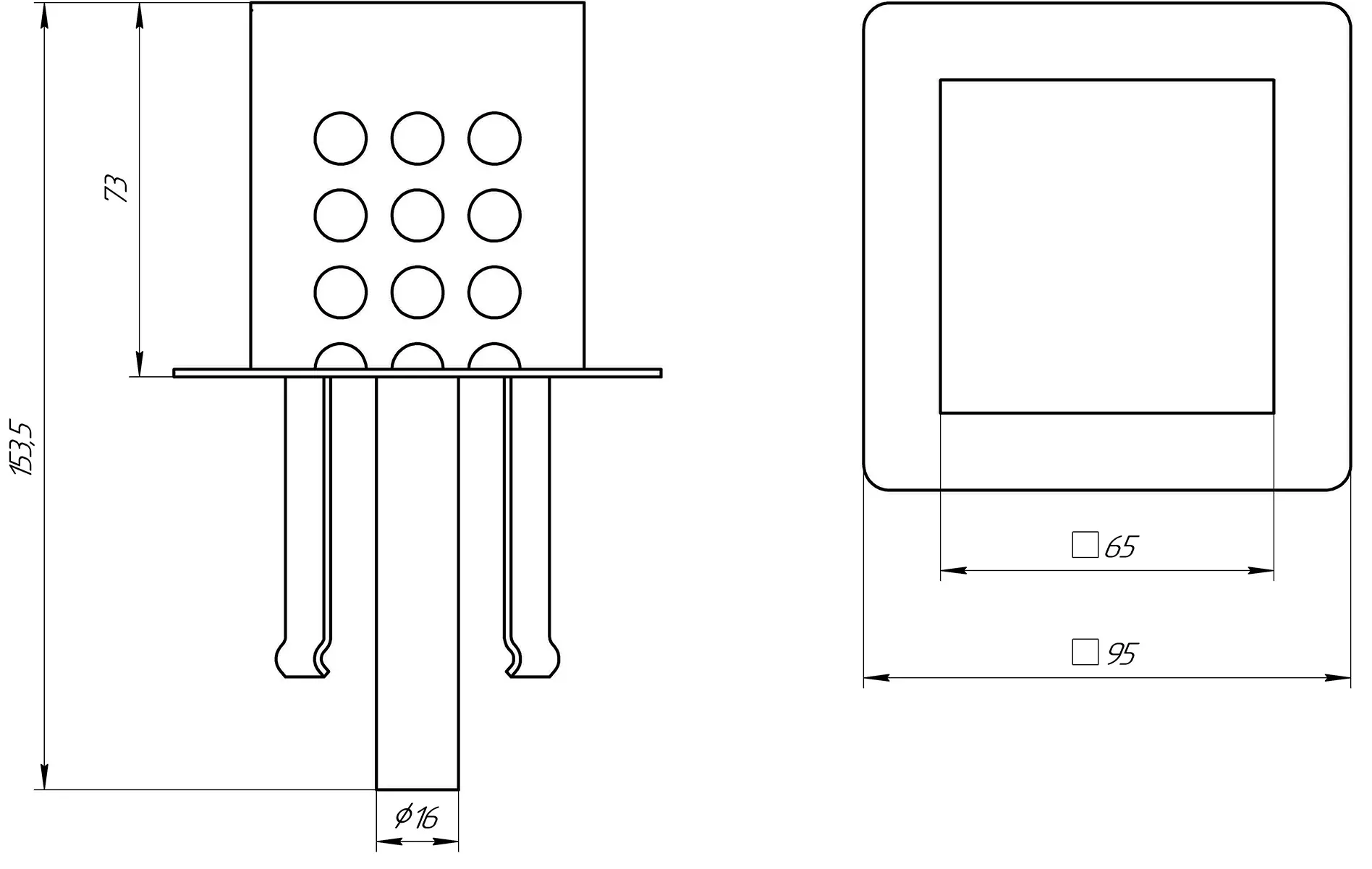 Шумогаситель для системы перелива для трубы ф63 мм