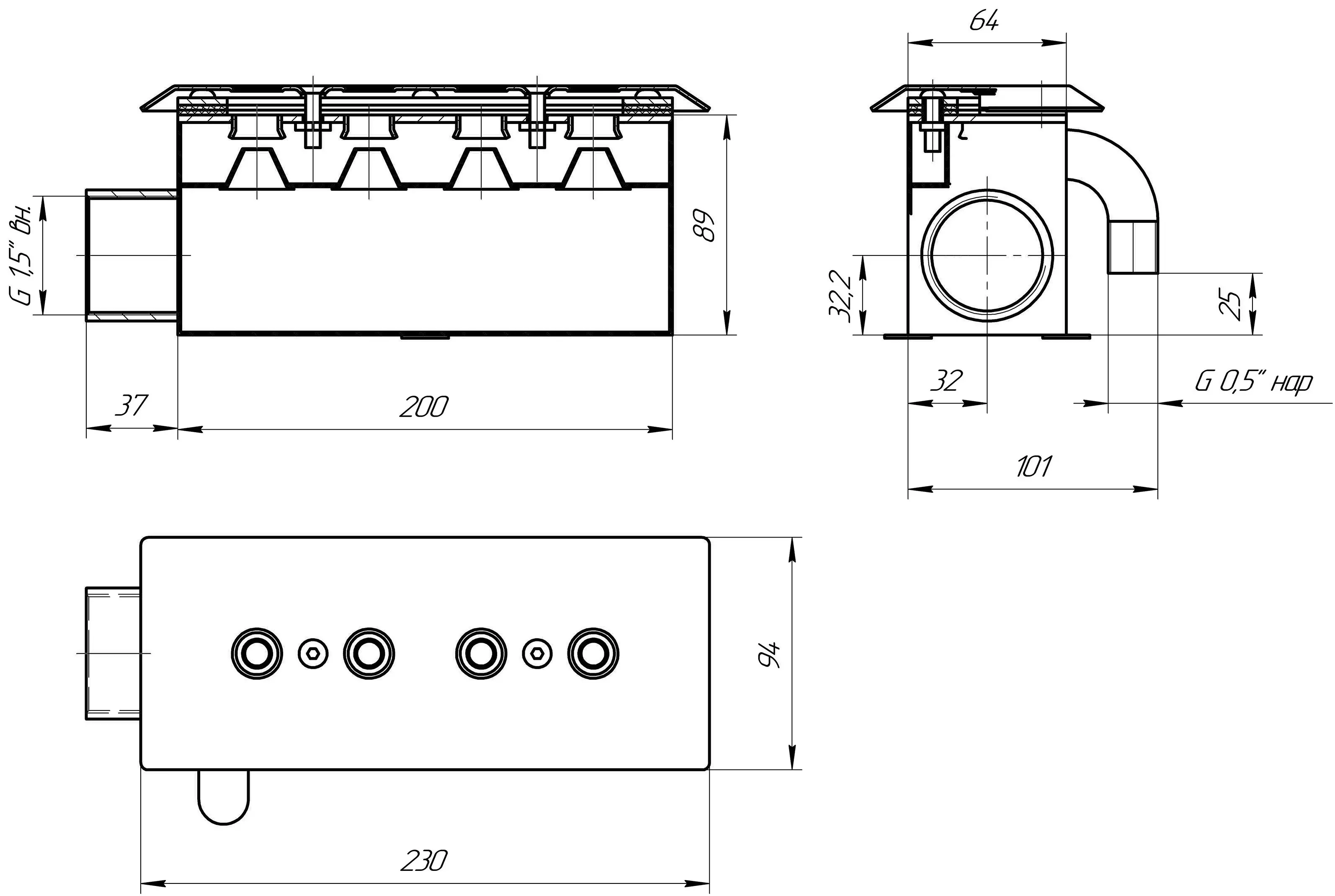 Гидромассажный модуль «КВАДРО»