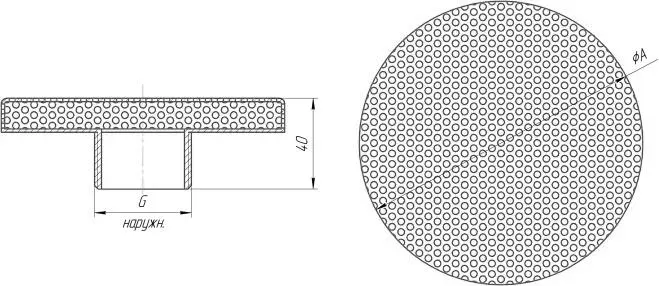 Водозабор Ø85 (наружн. 1,5") плитка