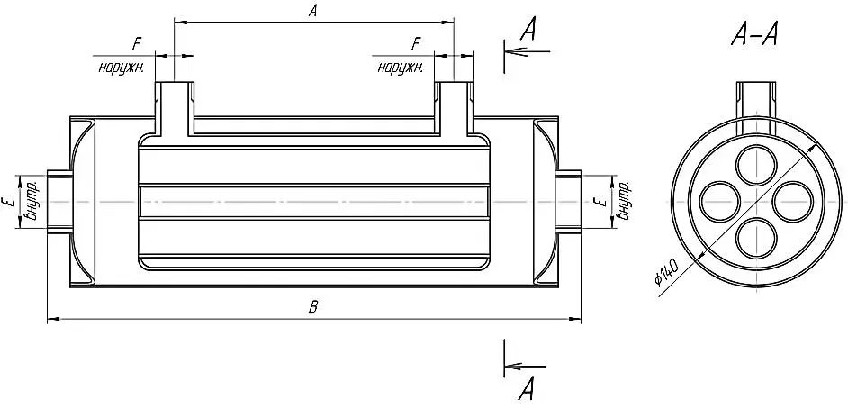 Теплообменник AISI 304 40 кВт