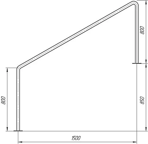 П-образный поручень