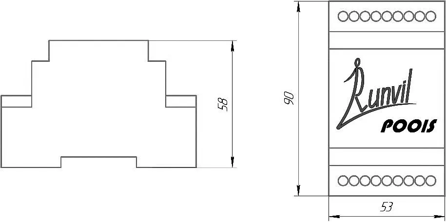 Блок управления пьезокнопкой 12В