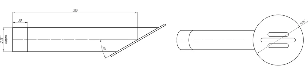Форсунка подающая "искусственное течение", плитка Полированная
