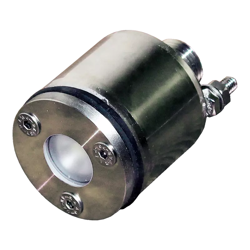 Прожектор светодиодный мини 3 Вт ”Холодный белый” 12В из нерж. стали с закладной (Плёнка)