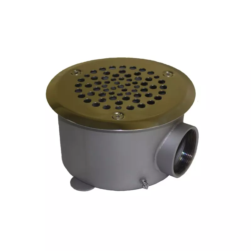 Донный слив круглый Ø160х100 2″ (Плитка)