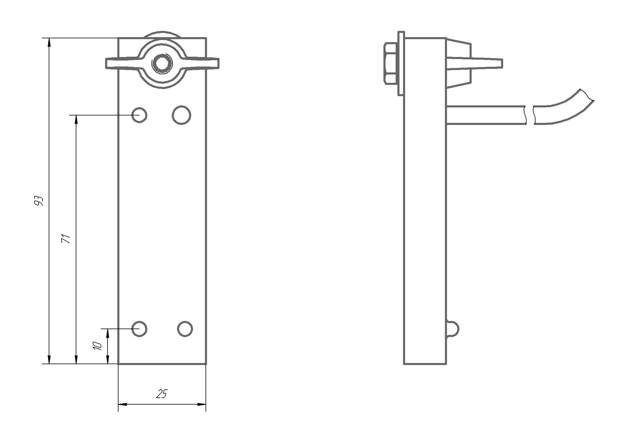 Датчик уровня воды ДС-Р2 скиммерный двухуровневый